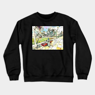 Kandinsky meets Cartagena, motif 5 Crewneck Sweatshirt